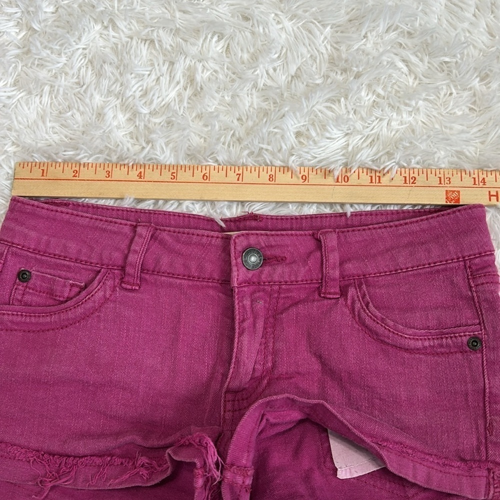Women's Purple Denim Shorts | Purple Shorts | Denim Shorts | Forever 21 - Picture 6 of 9
